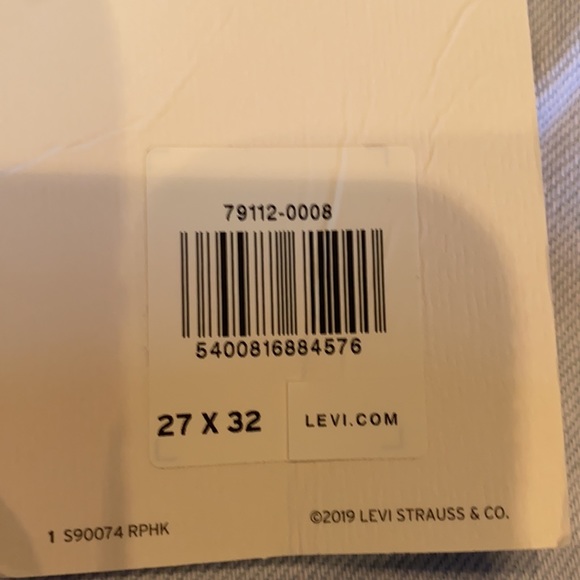 NWT LEVIS ribcage wide leg light wash jeans - Picture 12 of 14